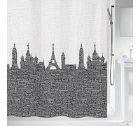 Spirella Rideau de Douche Polyester Urban 180x180cm Noir