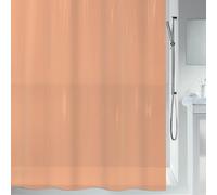 Spirella - Rideaux De Douche Peva Bio - Imperméable Anti-Moisissure - 180 x 200 x 0,2 cm - Pêche - Design Moderne pour Salle De Bain - Oeillets Renforcés