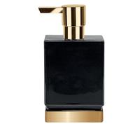 Spirella Distributeur de Savon Céramique Roma Noir & Or