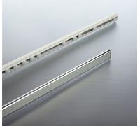 Spirella Surprise Tringle Extensible Ovale pour Rideau de Douche Rail caché Aluminium Chrome Longueur 75-125 cm/Épaisseur 40 x 17 mm