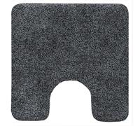 Spirella - Tapis de Bain - Accessoire de Salle de Bain Acrylique Doux et Confortable - Idéal pour Salle de Bain - Antidérapant et Absorbant - Design Élégant - 55x55cm - Couleur Noir