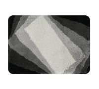 Spirella Tapis de Bain Acrylique KALI 40x60cm Noir & Gris