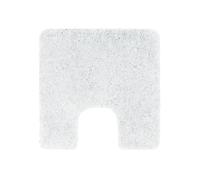 Spirella - Tapis de Bain Microfibre Highland - Antidérapant, Séchage Rapide et Lavable - 100% Polyester Doux et Durable - Blanc - 55 x 55 cm