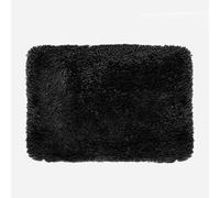 Spirella - Tapis de Bain Microfibre Highland - Antidérapant, Séchage Rapide et Lavable - 100% Polyester Doux et Durable - Noir - 55 x 65 cm