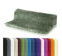 Spirella - Tapis de Bain Microfibre Highland - Antidérapant, Séchage Rapide et Lavable - 100% Polyester Doux et Durable - Vert Basil - 80 x 150 cm