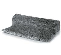 Spirella - Tapis de Bain Microfibre Highland - Antidérapant, Séchage Rapide et Lavable - 100% Polyester Doux et Durable - Gris Granit - 55 x 65 cm