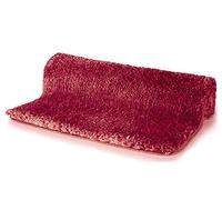 Spirella - Tapis de Bain Microfibre Highland - Antidérapant, Séchage Rapide et Lavable - 100% Polyester Doux et Durable - Rouge - 70 x 120 cm
