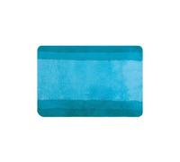 Spirella - Tapis de Bain Polyester Balance - Antidérapant - 55 x 65 cm - Bleu Turquoise - Lavable en Machine à 40°C - 90% Polyester - 10% Acrylique - Confort et Sécurité