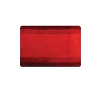 Spirella - Tapis de Bain Polyester Balance - Antidérapant - 60 x 90 cm - Rouge - Lavable en Machine à 40°C - 90% Polyester - 10% Acrylique - Confort et Sécurité