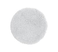 Spirella - Tapis de Bain Rond Microfibre Highland - Antidérapant, Séchage Rapide et Lavable - 100% Polyester Résistant et Durable - Blanc Spirella - Ø110 cm