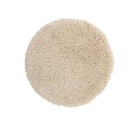 Spirella - Tapis de Bain Rond Microfibre Highland - Antidérapant, Séchage Rapide et Lavable - 100% Polyester Résistant et Durable - Ecru - Ø110 cm