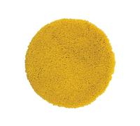 Spirella - Tapis de Bain Rond Microfibre Highland - Antidérapant, Séchage Rapide et Lavable - 100% Polyester Résistant et Durable - Safran - Ø60 cm