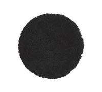 Spirella - Tapis de Bain Rond Microfibre Highland - Antidérapant, Séchage Rapide et Lavable - 100% Polyester Résistant et Durable - Noir Spirella - Ø110 cm