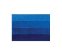 Spirella Tapis de Bain Tapis de Douche „Four“ Tapis à Rayures Poils Long 25 mm Moelleux Anti-dérapant Usage avec Chauffage par Le Sol Rapide 60x90 cm Bleu