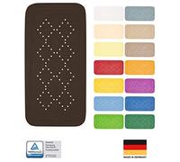 Spirella - Tapis Fond de Baignoire en Mousse PVC Alaska - Tapis de Bain Antidérapant avec Ventouses + Trous de Drainage Anti Moisissure - 71 x 36 cm - Noir