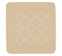 Spirella - Tapis Fond de Baignoire Mousse PVC Alaska - Tapis de Bain Antidérapant, Ventouses + Trous de Drainage Anti Moisissure - 91 x 36 cm - Bleu Bermuda