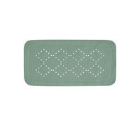 Spirella - Tapis Fond de Baignoire Mousse PVC Alaska - Tapis de Bain Antidérapant Ventouses + Trous de Drainage Anti Moisissure - Vert Mousse - 71 X 36 cm