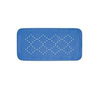 Spirella - Tapis Fond de Baignoire Mousse PVC Alaska - Tapis de Bain Antidérapant Ventouses + Trous de Drainage Anti Moisissure - Bleu électrique - 91 X 36 cm