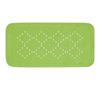 tapis fond de baignoire pvc alaska 91x36cm vert kiwi