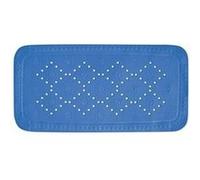 Spirella tapis fond de baignoire pvc alaska 71x36cm bleu électrique Bleu