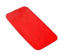 Spirella Tapis Fond de Baignoire PVC Alaska 71x36cm Rouge