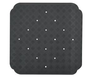 Spirella Tapis Fond de Douche Caoutchouc Ruby 53x53cm Gris Foncé