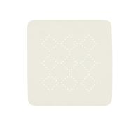 Spirella - Tapis Fond de Douche en Mousse PVC Alaska - Tapis de Bain Antidérapant avec Ventouses + Trous de Drainage Anti Moisissure - 55 x 55 cm - Blanc Neige