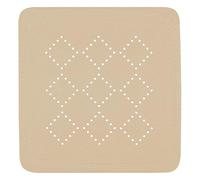 Spirella - Tapis Fond de Douche en Mousse PVC Alaska - Tapis de Bain Antidérapant avec Ventouses + Trous de Drainage Anti Moisissure - 55 x 55 cm - Beige Bahamas