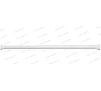 Spirella Tringle Rideau De Douche Blanche 125-220 Cm Aluminium Mat