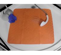 Spirella Trix Eco Tapis de douche antidérapant Orange 55x55 cm