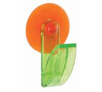 Spirella, Ventouse Tulipano, Design élégant et Pratique pour Salle de Bain, Fixation Solide, idéale pour Maintenir Vos Accessoires en Ordre, Taille Unique, Couleur Kiwi/Orange