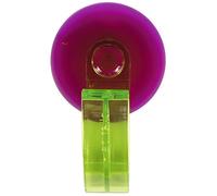 Spirella, Ventouse Tulipano, Design élégant et Pratique pour Salle de Bain, Fixation Solide, idéale pour accrocher Vos Accessoires, Taille Standard, Couleur Kiwi/Fuchsia