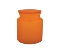 Spirella Yoko Boîte de Rangement Universelle en Verre Orange 10,2 x 12 cm