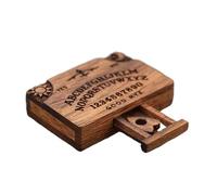 Spirit Board - Board Talking Board, Conseil d'administration Vintage Ouija | Décor de Planche Ouija Miniature, Plate-Forme de Petit spiritueux, Planche spirituelle en Bois Faite à la Main avec pl