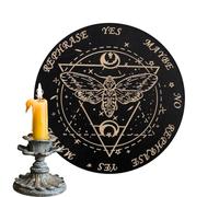 Spirit Board Divination - Planchette en bois - Outil de jeu - Planche de communication mystique avec plumes - Kit de sorcellerie pour débutants - Pour la pratique spirituelle pour les amis - Tableau