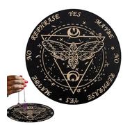 Spirit Board Divination - Planchette métaphysique en bois avec lettres - Jeu Ouija - Pour débutants, amis, fêtes à thème, rassemblements