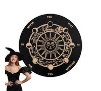 Spirit Board Divination - Planchette métaphysique en bois avec lettres - Jeu Ouija - Pour débutants, amis, fêtes à thème, rassemblements