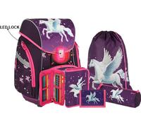 SPIRIT - Cartable - set de 6 pièces, PRO LIGHT PREMIUM 3D Horse, LED