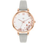 Spirit Floral Watch Womens Gris Taille unique Female