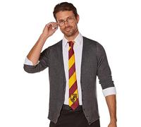 Spirit Halloween Harry Potter Kit d'accessoires pour adulte | Sous licence officielle | Lunettes de luxe et cravate Gryffondor