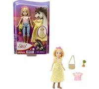Spirit L'indomptable, poupée articulée Abigaelle avec 2 tenues et accessoires pour rejouer les scènes du film, jouet pour enfant, GXF19