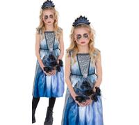 Spirit Mariée Fantôme Zombie Costume Filles Costume Halloween Enfants Âge 4