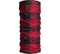 Spirit Motors Foulard multifonction style carreaux 1.0 rouge, noir à carreaux : foulard tubulaire sans couture - protection thermique parfaite, aspect cool - motocycliste, rouge/noir, taille unique