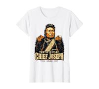 Spirit of Chief Joseph Nez Perce Native Pride T-Shirt Graphique avec Valeur