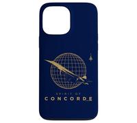 Spirit Of Concorde Avion Golden Globe Décollage Coque pour iPhone 13 Pro Max