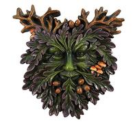 Spirit of Equinox TM_36517 Plaque décorative Motif visage d'homme vert Taille S