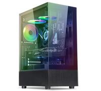 Boîtier PC Gamer - SPIRIT OF GAMER - SPECTRA DARK - RGB - 3 Ventilateurs 120 mm - Compatible ATX/mATX