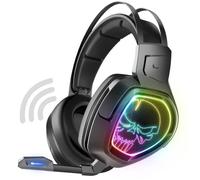 Spirit Of Gamer | Casque Gaming sans Fil RGB | Compatible PS5, PS4, Switch & PC | Casque Gamer avec Micro | Technologie Wireless 2.4 GHz | Son Immersif 7.1 | Coussinets et Arceau en Simili-Cuir