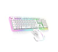 Spirit of Gamer CLS-MK600WT clavier Souris incluse Gaming USB AZERTY Blanc