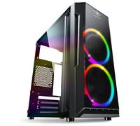 Boitier Mini Tour Micro ATX Spirit of Gamer Deathmatch 3 RGB avec panneaux vitrés (Noir)